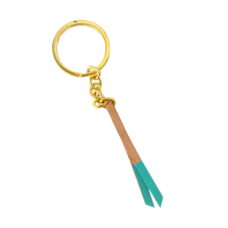 Leather Dipped Keychain