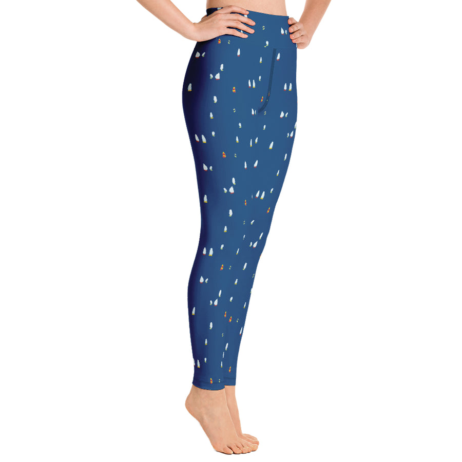 Navy Chicago Mac Leggings