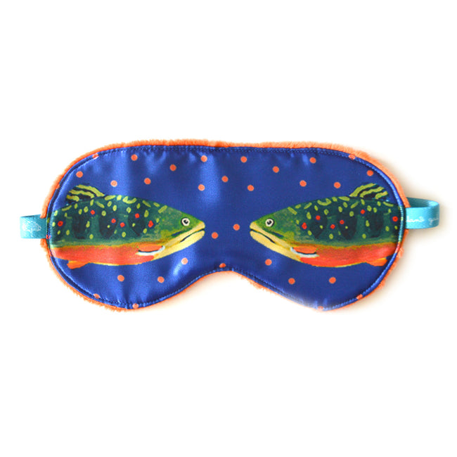 Sapphire Brook Trout Sleep Mask