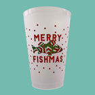 Red Merry Fishmas Shatterproof Cup Set