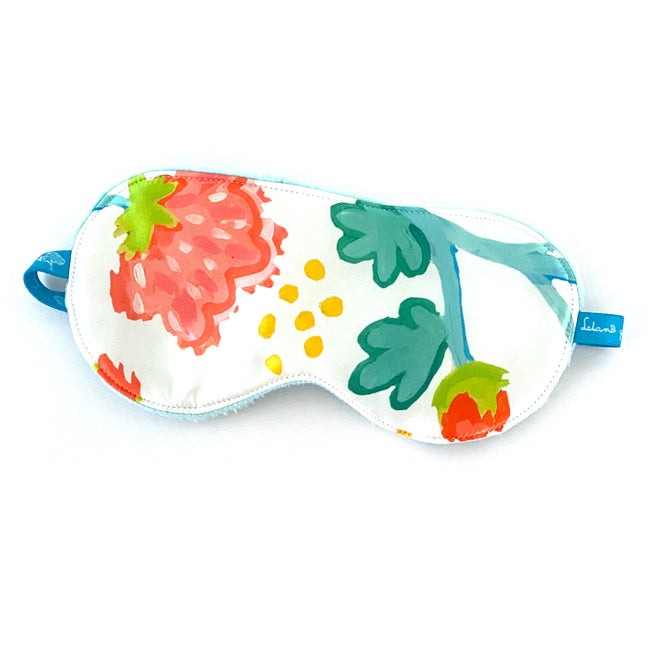 White Peony Waltz Sleep Mask