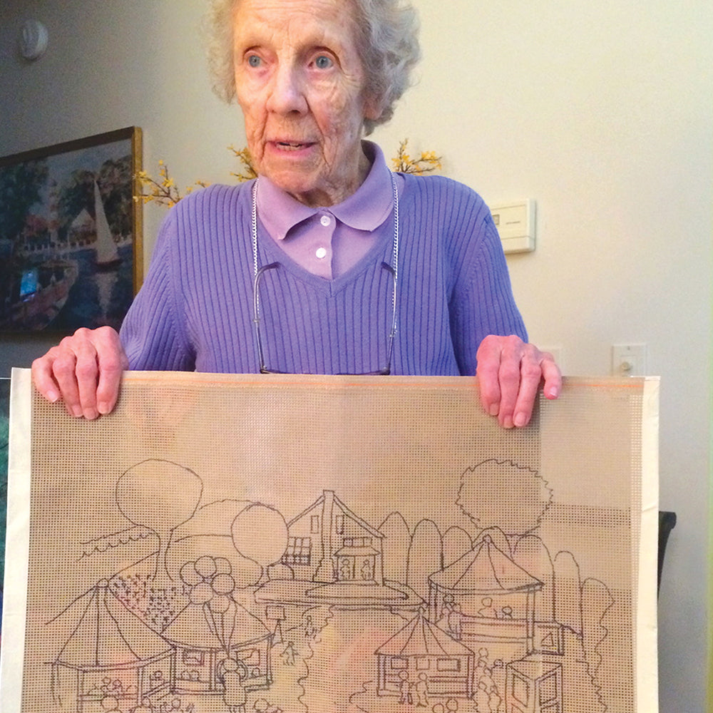 Nearly 102, and designing a new home