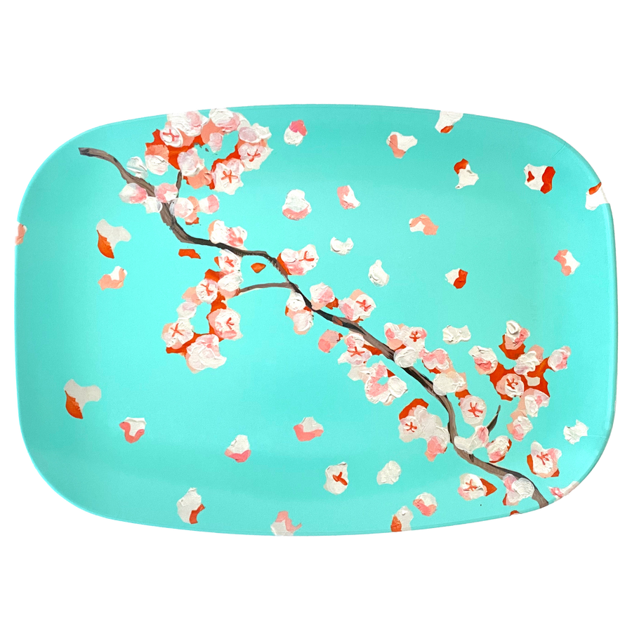 Adriatic Cherry Cha Cha Melamine Platter