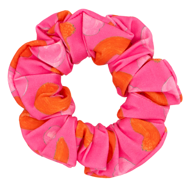 Azalea French Dots Scrunchie