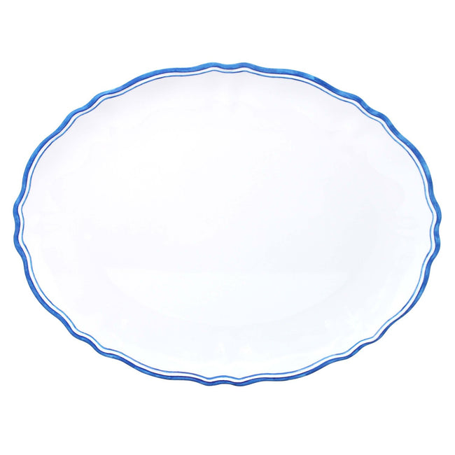 Maison White/Blue Platter