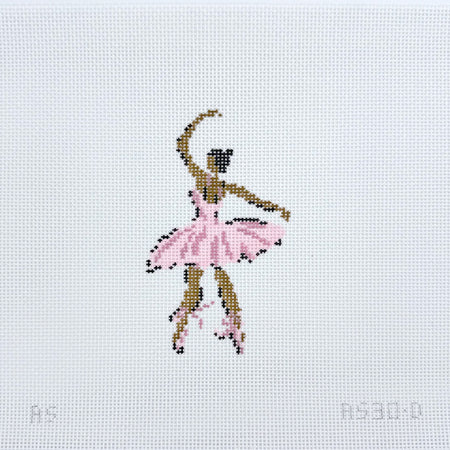 Ballerina Arabesque Needlepoint Canvas