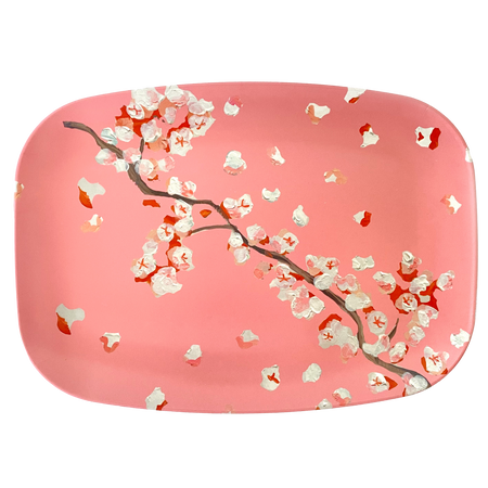 Bashful Cherry Cha Cha Melamine Platter