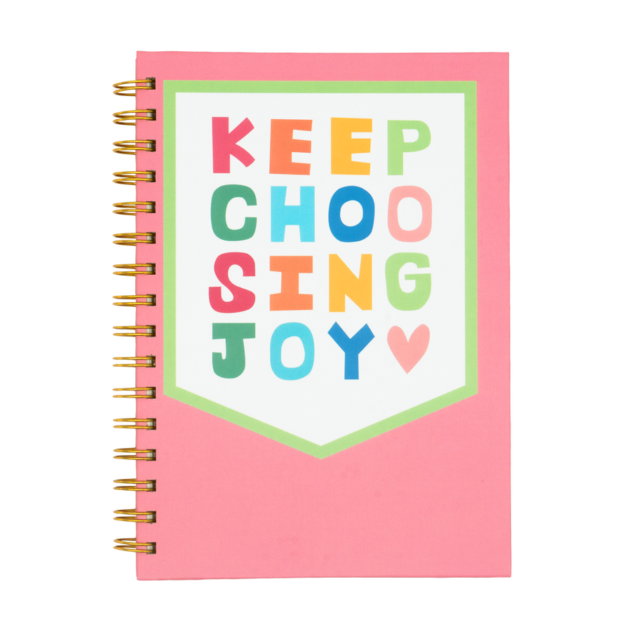 Bashful Keep Choosing Joy Spiral Journal