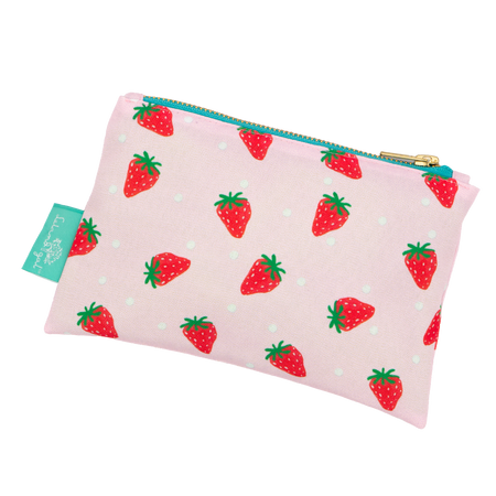 Bashful Strawberries Stash Bag