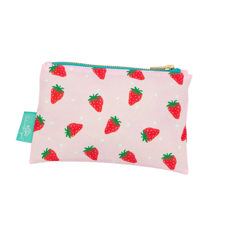 Bashful Strawberries Stash Bag