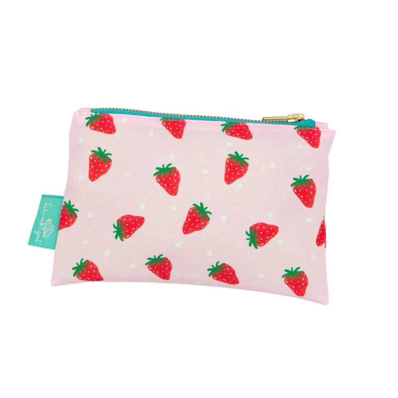 Bashful Strawberries Stash Bag