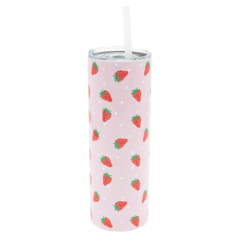 Bashful Strawberry Fields Tumbler