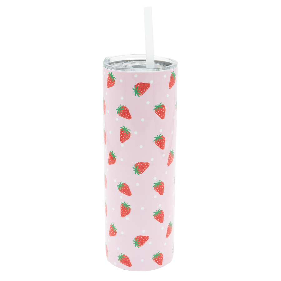 Bashful Strawberry Fields Tumbler