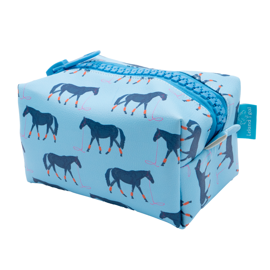 Powder Blue Big Blue Eco-Leather Sis Dopp
