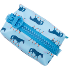 Powder Blue Big Blue Eco-Leather Sis Dopp
