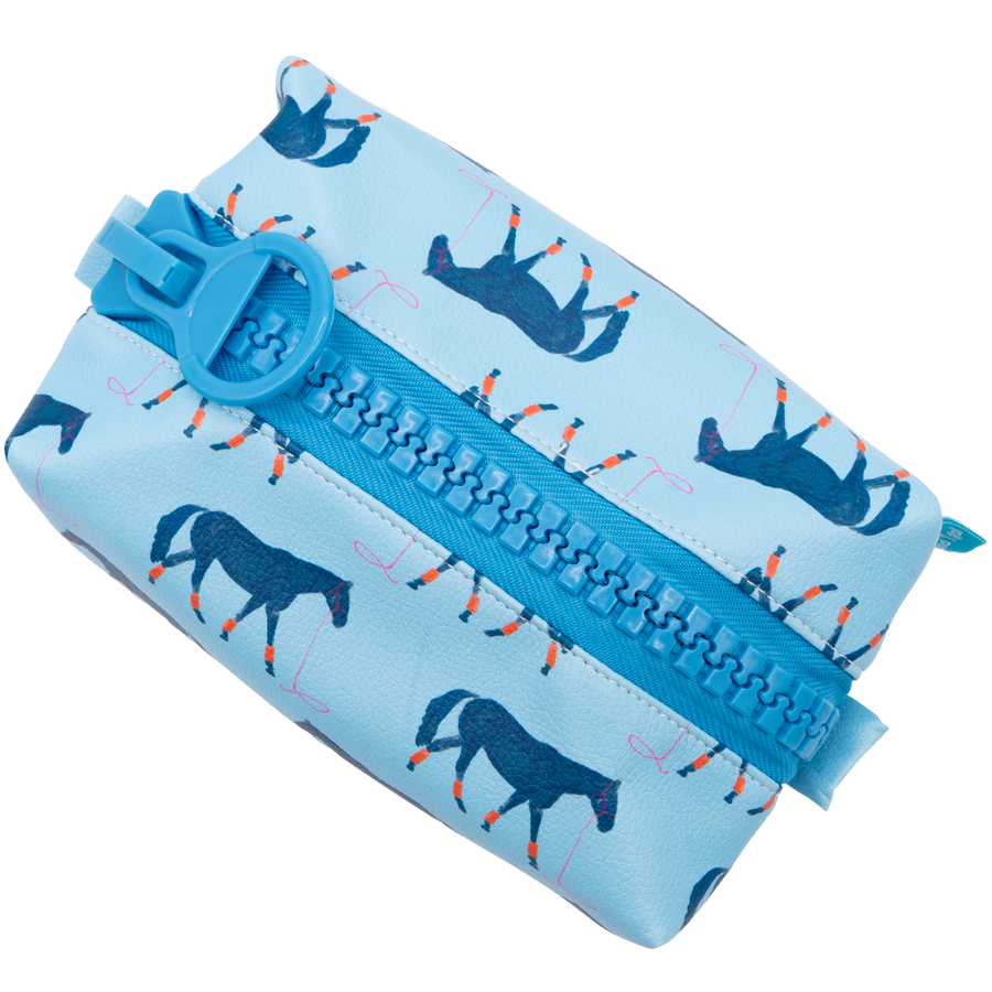 Powder Blue Big Blue Eco-Leather Sis Dopp