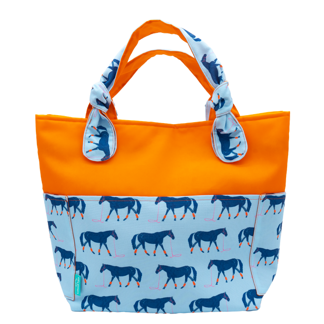 Big Blue/Orange Outside Bag