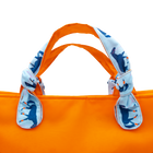 Big Blue/Orange Outside Bag