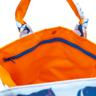 Big Blue/Orange Outside Bag