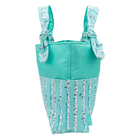 Cyan Birch Stripe/Aqua Outside Bag