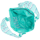 Cyan Birch Stripe/Aqua Outside Bag