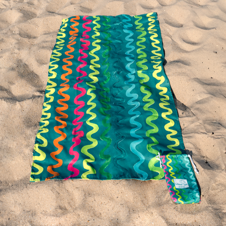 Bottle Flourish Beach Towel