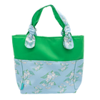 Breezy Blossoms/Green Outside Bag