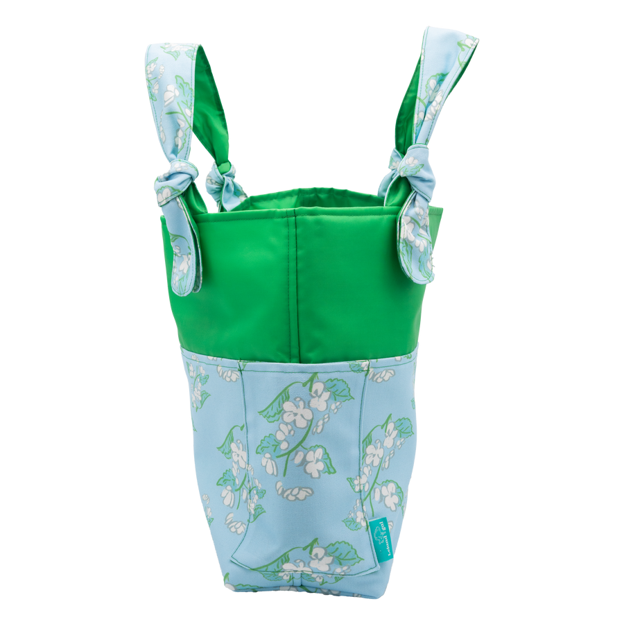 Breezy Blossoms/Green Outside Bag