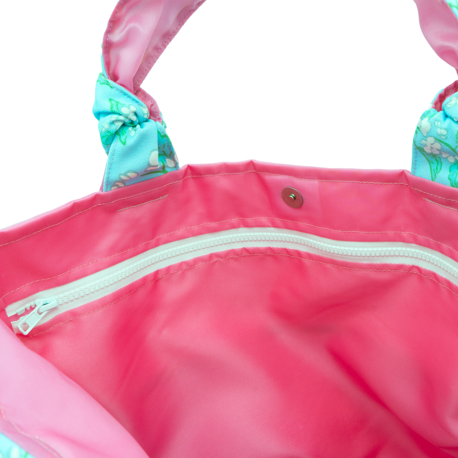 Breezy Blossoms/Pink Outside Bag