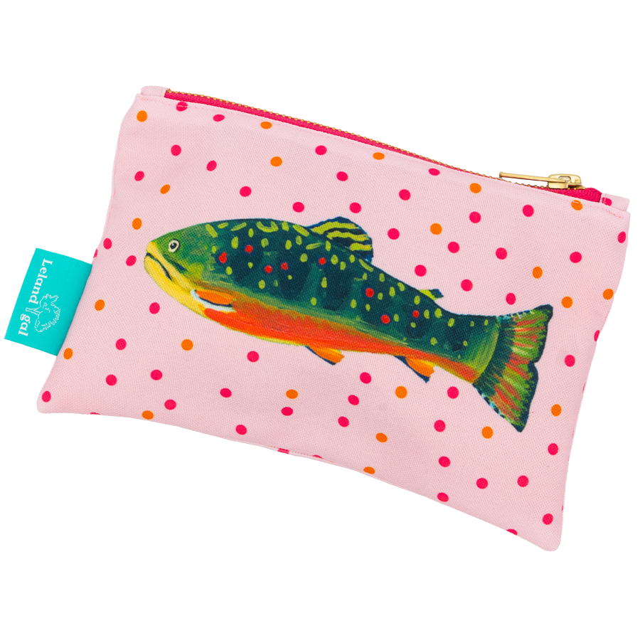 Bashful Brook Trout Stash Bag