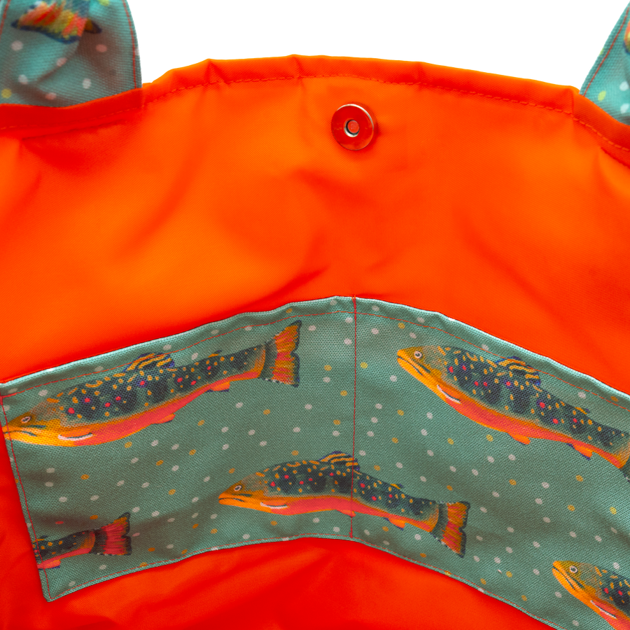 Bottle Brook Trout/Dark Orange Outside Bag