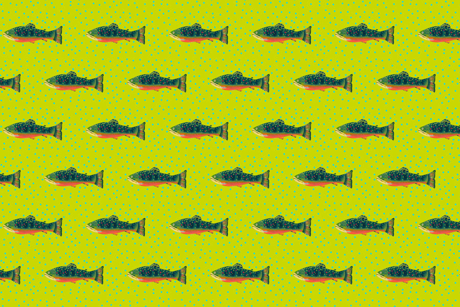 Citron Brook Trout Fabric