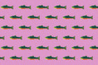 Fuchsia Brook Trout Fabric