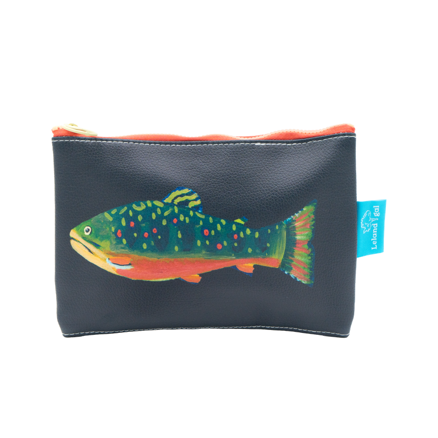 Mink Brook Trout Eco-Leather Stash Bag