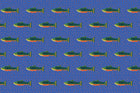 Periwinkle Brook Trout Fabric