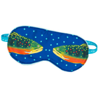 Sapphire Brook Trout Sleep Mask - Aqua Minky