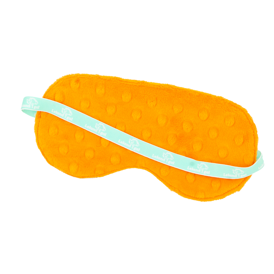 Sapphire Brook Trout Sleep Mask - Orange Minky