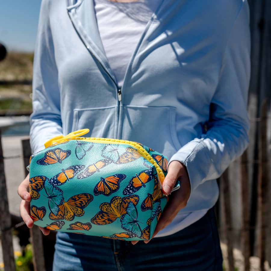 Adriatic Butterflies Eco-Leather Sis Dopp