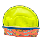 Coral Butterflies Puffy Half Moon Pouch