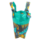 Mink Butterflies/Aqua Outside Bag