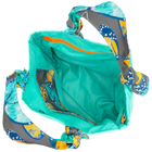Mink Butterflies/Aqua Outside Bag