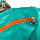 Mink Butterflies/Aqua Outside Bag