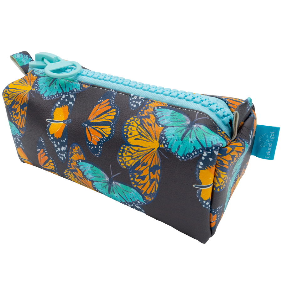 Mink Butterflies Eco-Leather Dopp
