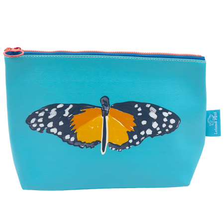 Surf Butterflies Eco-Leather Ditty Bag