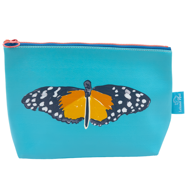 Surf Butterflies Eco-Leather Ditty Bag