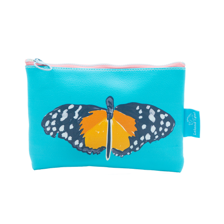Surf Butterfly Eco-Leather Stash Bag
