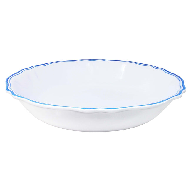 Maison White/Blue Salad Bowl