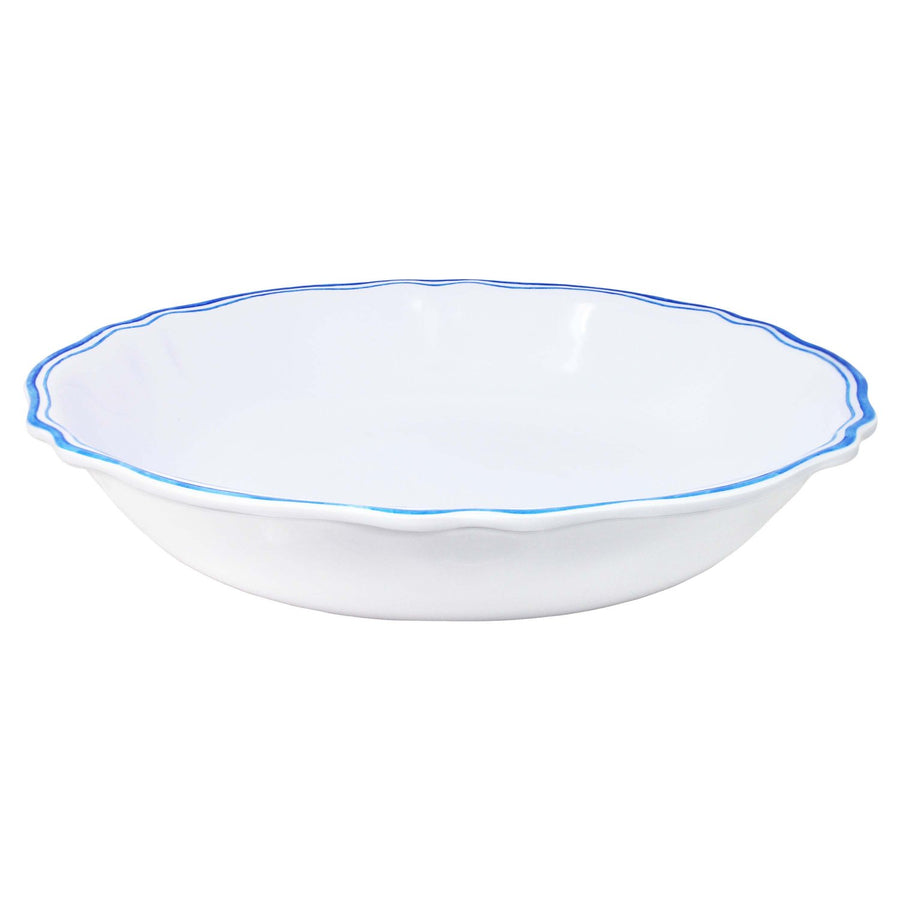 Maison White/Blue Salad Bowl