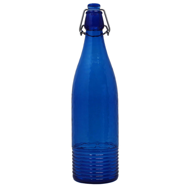 Santorini  Blue Soda Pop Bottle