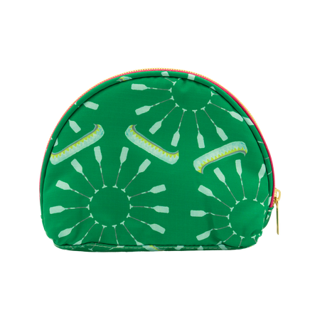 Emerald Canoe Puffy Half Moon Pouch